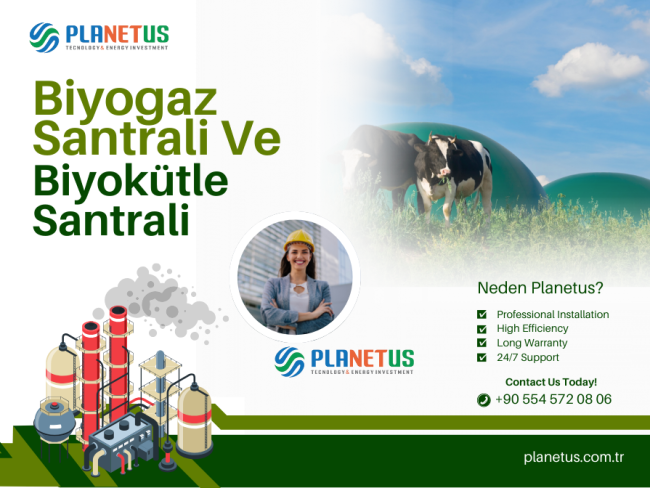 Biyokütle Santrali ve Biyogaz Santrali Biyokütle Santrali ile Biyogaz Santrali