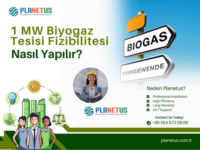 1 MW Biyogaz Tesisi Fizibilitesi 1 MW Biyogaz Tesisi Fizibilitesi