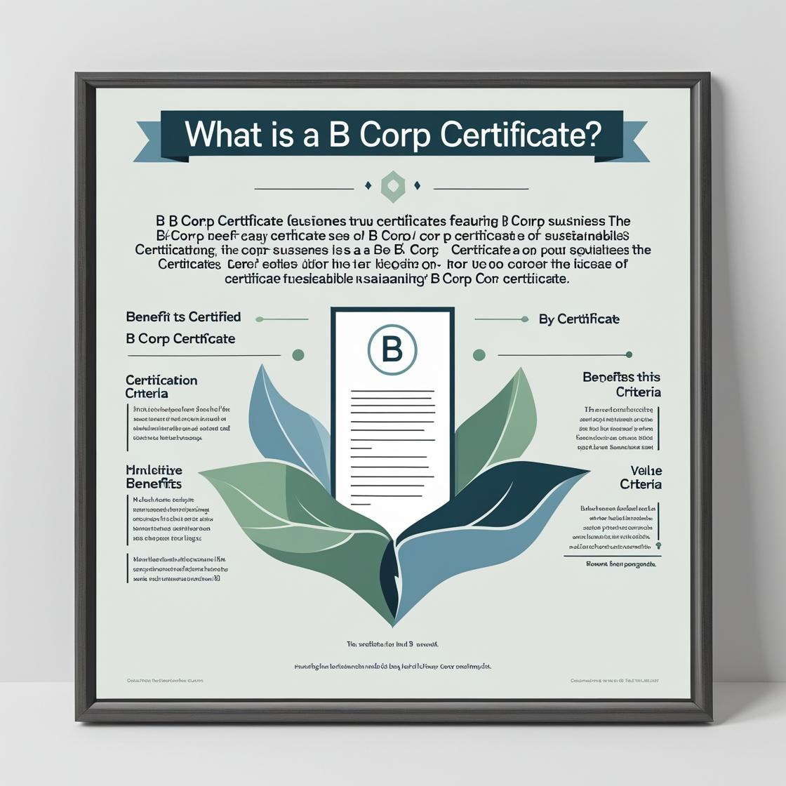 B Corp Sertifikası Nedir? B Corp Sertifikası Nedir?
