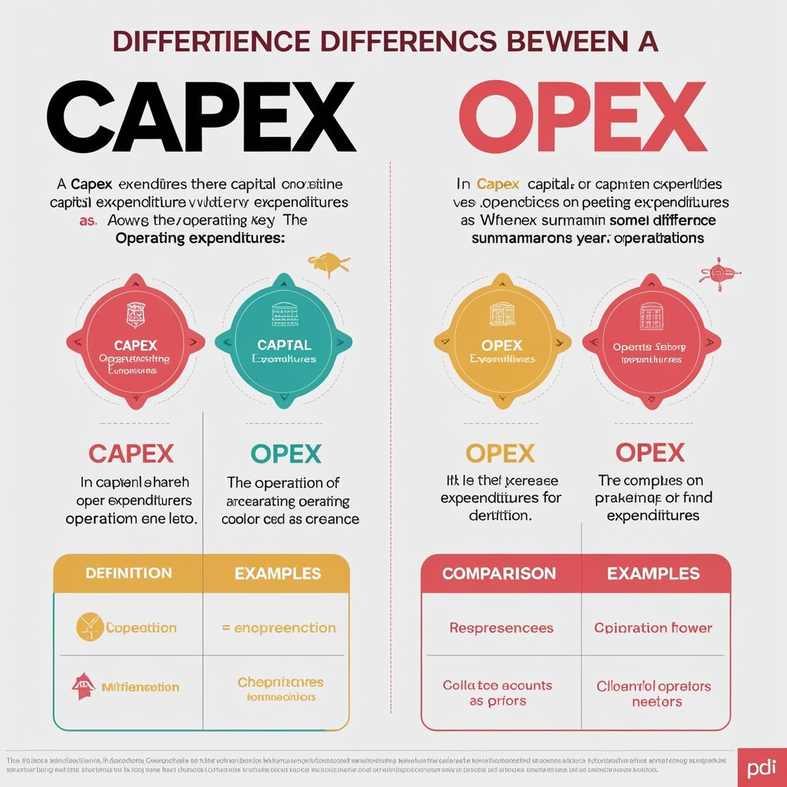 CAPEX ile OPEX Arasındaki Fark CAPEX ile OPEX Arasındaki Fark